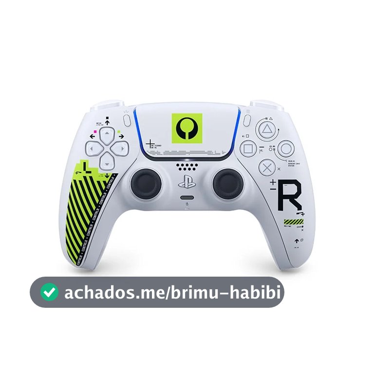 Controle Playstation 5 Sem Fio DualSense Branco Edição Limitada Marathon - PS5