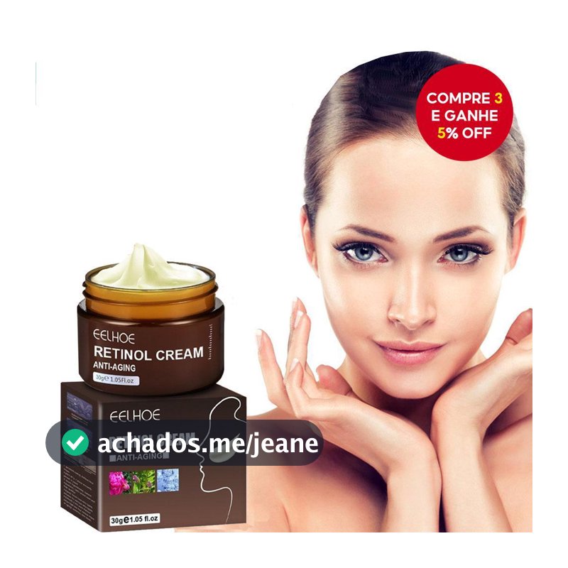 EELHOE Creme De Retinol , Desbotamento De Rugas , Firmeza E Lifting , Iluminando A Pele , Hidratante Para Facial , Cuida