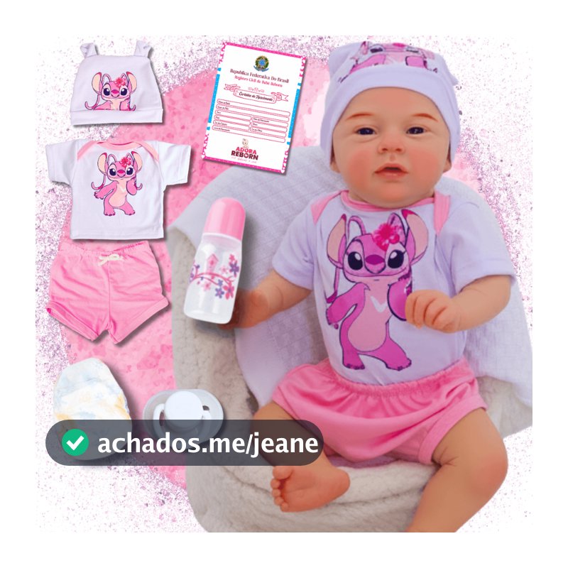 Bebê Boneca Reborn Realista Mary Angel 100% Silicone Pode Dar Banho Envio Imediato