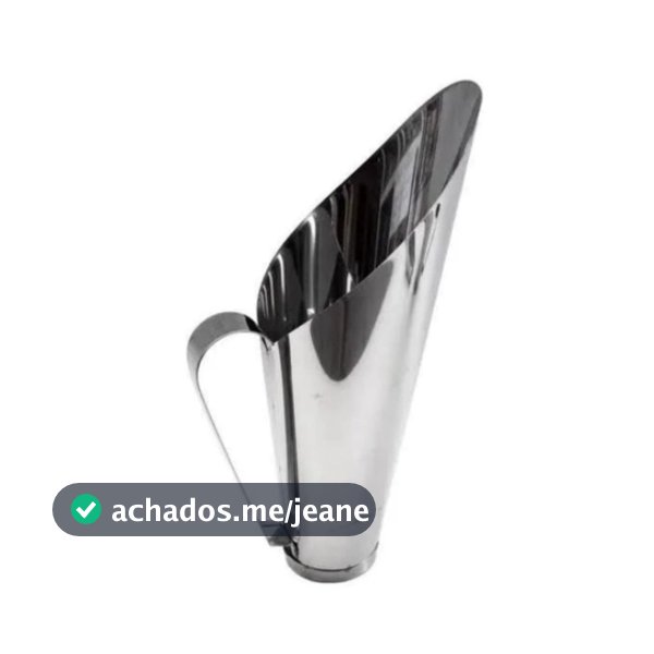 Kit 3 Conchas P/ Cereais Em Inox = 150g + 250g + 500g