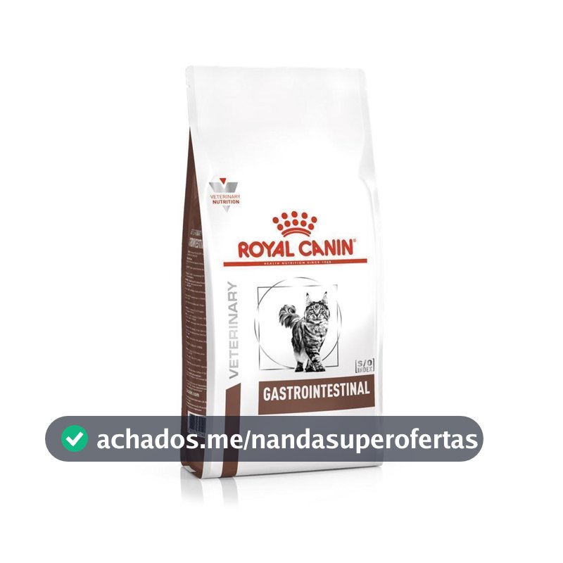 Ração Seca Royal Canin Veterinary Diet Gastrointestinal Gatos com Doenças Intestinais 1,5 Kg