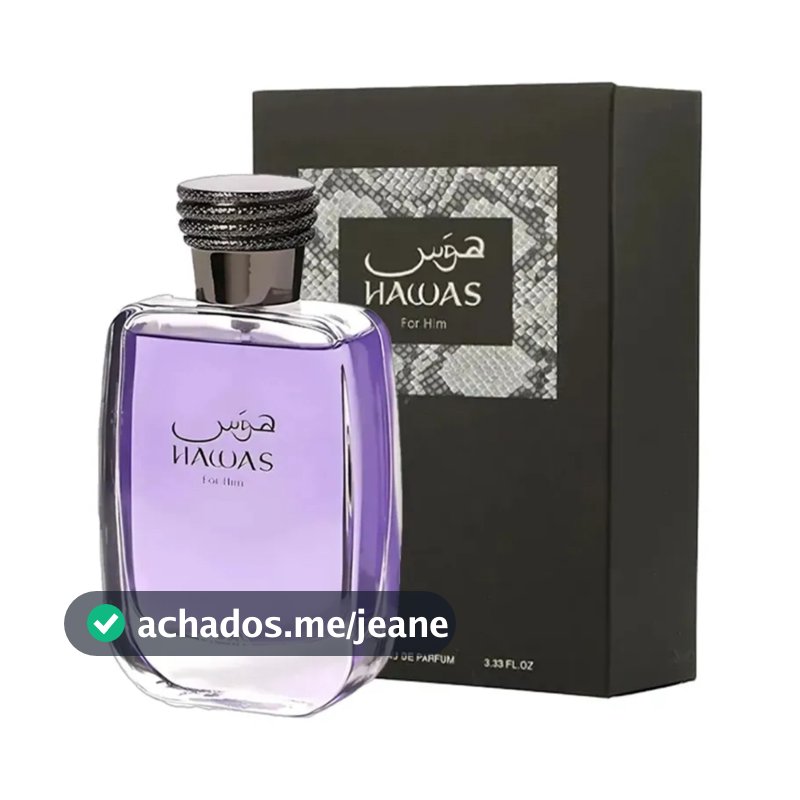 Perfume Masculino Árabe Rasasi Hawas For Him Eau de Parfum 100 ml