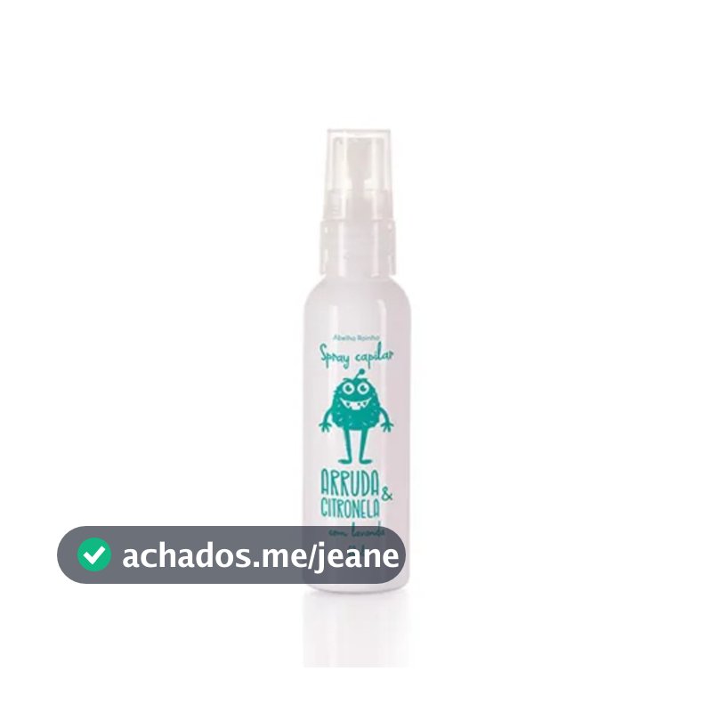 Spray Capilar Prevenção De Piolhos Arruda E Citronela 60ml