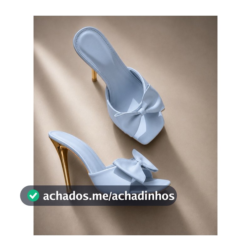 Sandália feminina delicada e sofisticada. Detalhe doirado. Numerações especiais do 30 ao 44.