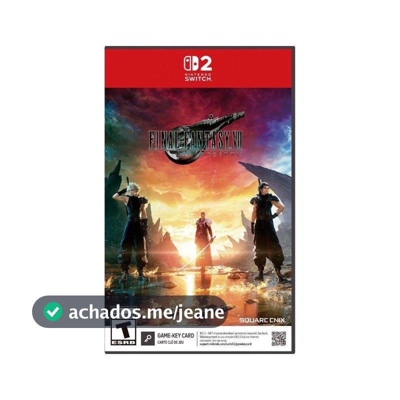 Jogo Final Fantasy VII Rebirth Standard Edition, Nintendo Switch 2 - NSCA10000027FGR