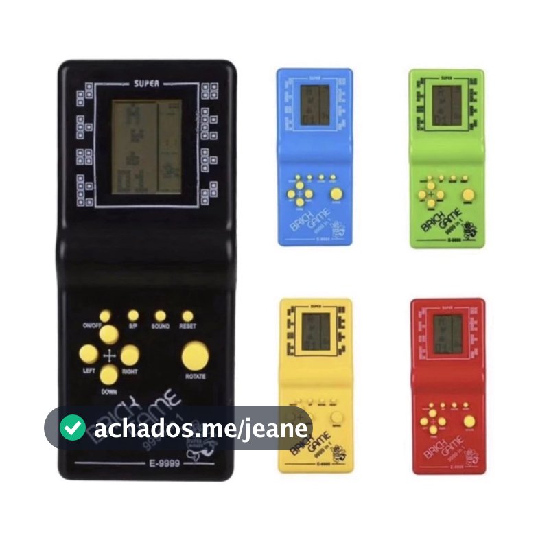 Kit com 6/10/15 Super Mini Game Portátil Retro Brinck Game 9999 Jogos Envio Rápido