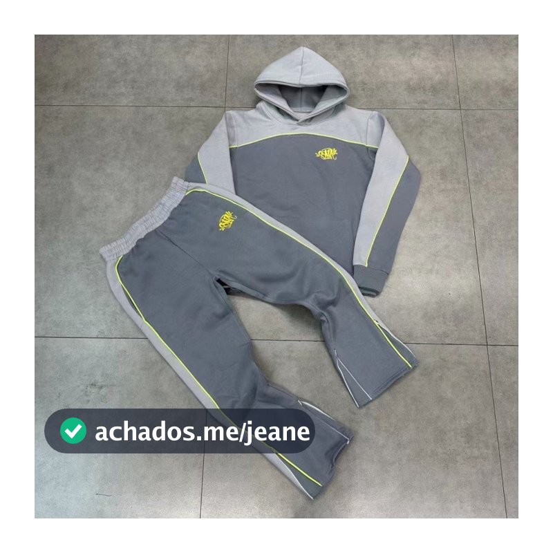Moletom Com Capuz Synaworld , Terno Casual Masculino E Feminino