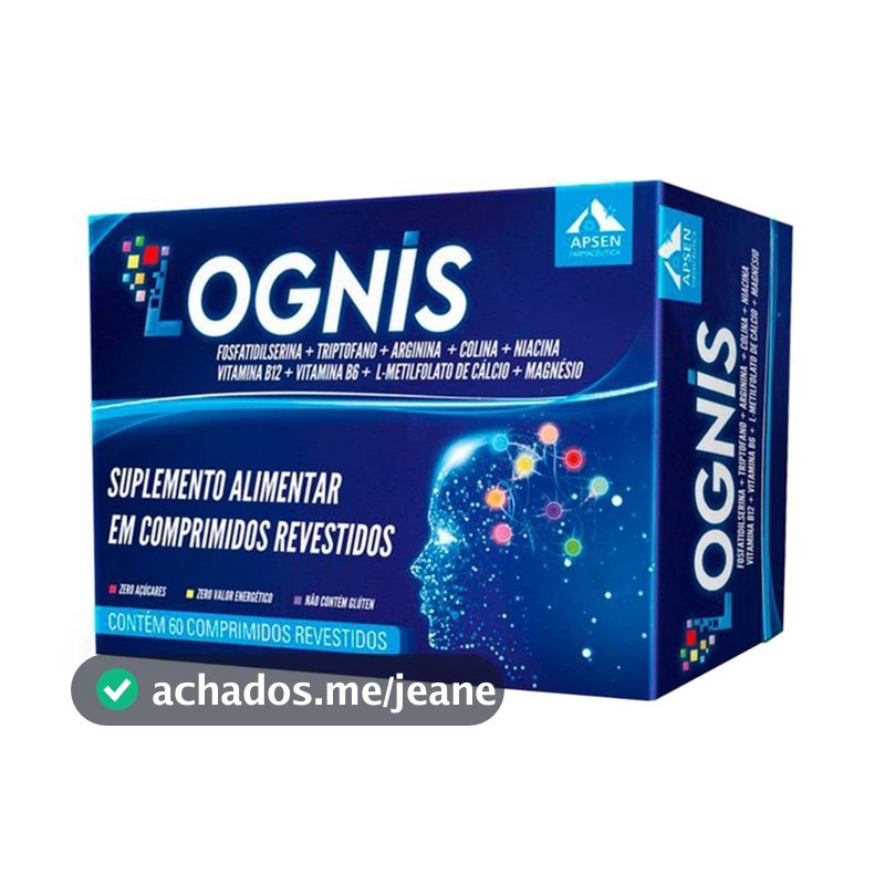 Suplemento Alimentar Lognis 60 Cpr Revestidos - Apsen