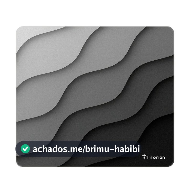 Mousepad Gamer APEX Control Mouse pad Grande 49x42 Mouse Pad Branco Preto Blade Red Girl Titorion