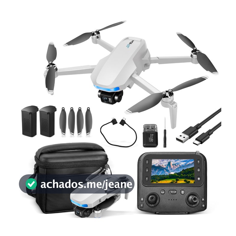 Drone S-X1 - Fotografia Aérea 4K com GPS e Design Dobrável
