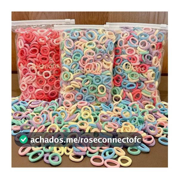 De 100-300pcs Faixas De Cabelo Para Crianças Em Nylon Colorido Scrunchie Hair Ties Rubber Band Kids Elástica Acessórios