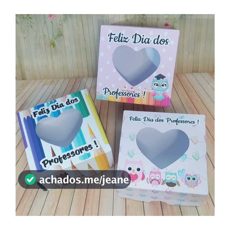 10 Caixas para 1 sabonete Lembrancinha  Dias dos professores