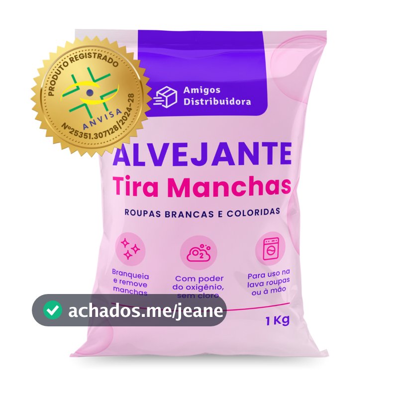 Percarbonato de Sódio Oxigênio Ativo Alta Performance 1kg