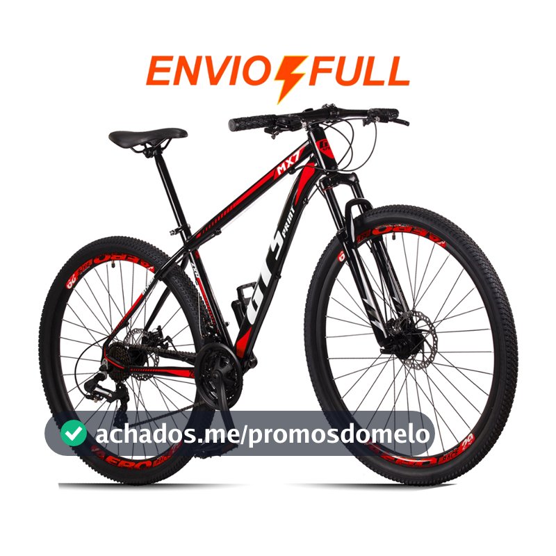 Bicicleta  Aro 29 GT Sprint MX7 24V index Freio Disco Alumínio Suspensão Aero MTB