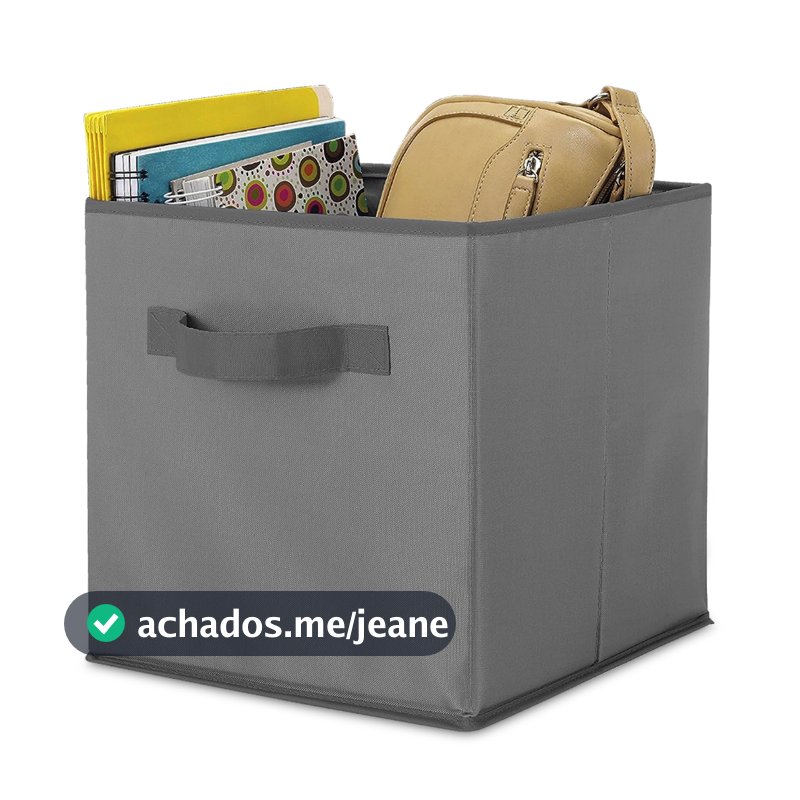 Caixa Organizadora Guarda Roupas Closet Cama Mesa Banho Cesto Multiuso Material TNT Tecido Dobrável