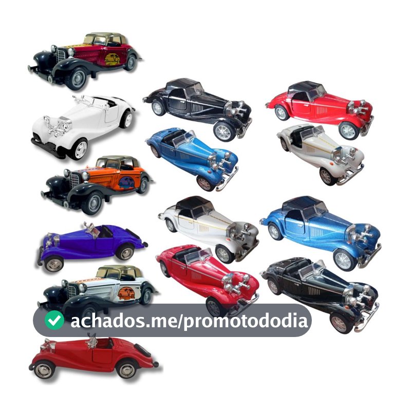 Miniatura carrinho de ferro Mercedes Roadster 540K antigo 1940