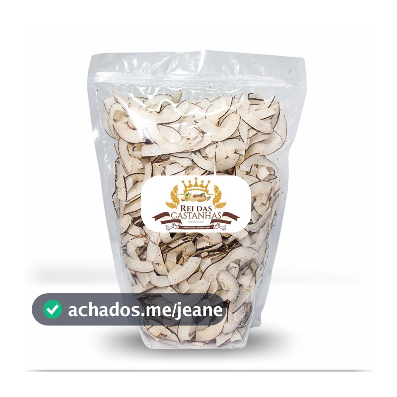 Chips de Coco Natural Premium [COM ATM] - 500G - Indústria Rei das Castanhas
