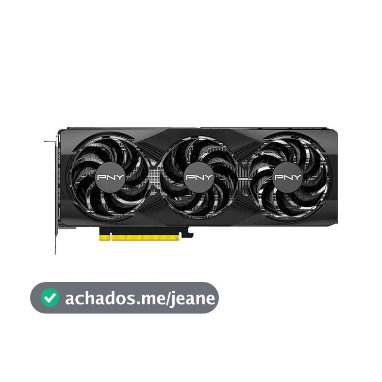 Placa de Video PNY GeForce RTX 5070 OC Triple Fan, 12GB, GDDR7, 192-bit, VCG507012TFXPB1-O
