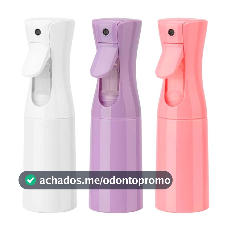 Borrifador Jato Contínuo Profissional Névoa Fina 200ml Para Cabelos Salão de Beleza Macaron Spray Original