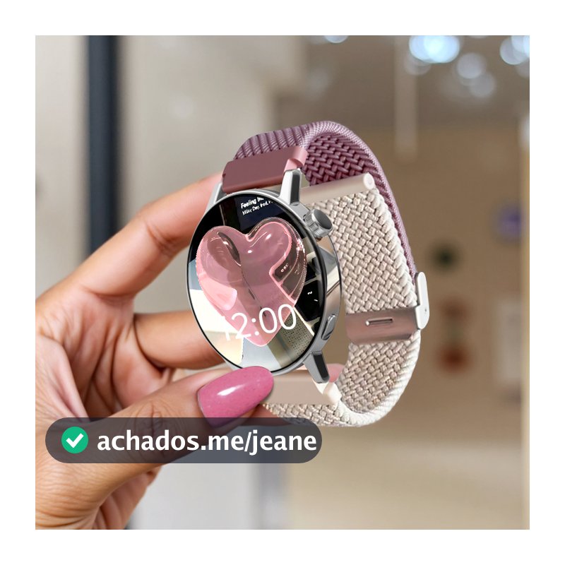relogio smartchwatch feminino watch3pro relógio digital feminino inteligente esporte Nfc Android iOS