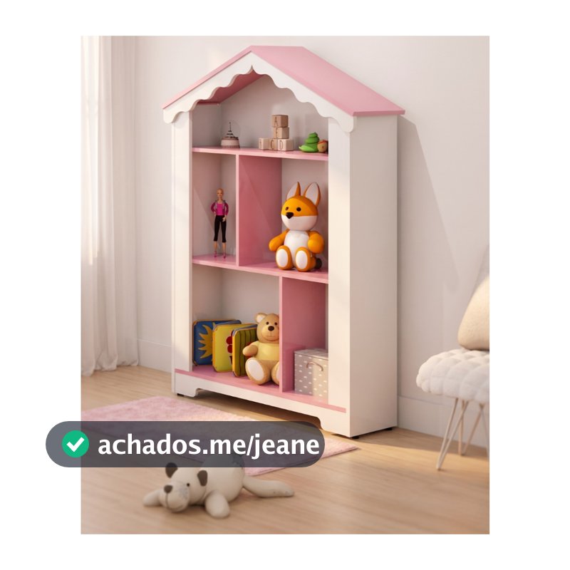 Estante Modelo Casinha Castelo Magia Infantil MDF