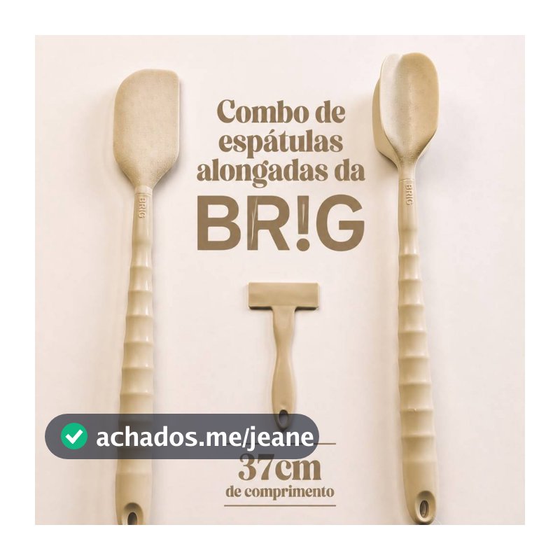 Combo de espátulas ALONGADAS  37CM