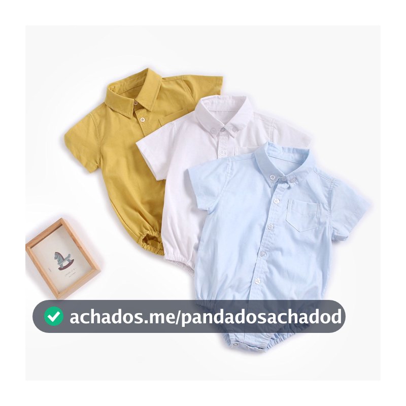 Verão De Algodão Do Bebê Meninos Bodysuits Cor Sólida Crianças Camisas Roupas Da Criança Roupas Casuais Novo Estilo