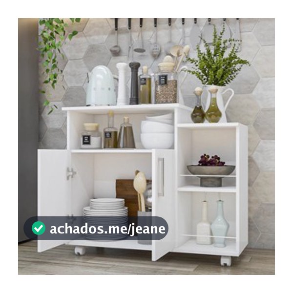 QUEIMA DE ESTOQUE - Armário Balcão para Organização de Lavanderia, Cozinha ou Escritório