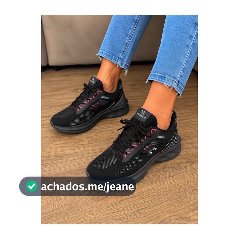 Tênis Header Run - Conforto E Estilo Esporte Casual Header