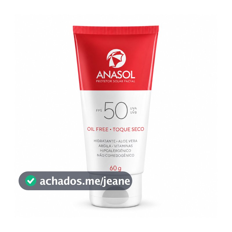 Protetor Facial Anasol FPS50 60g Corporal e Facial Hipoalergênico