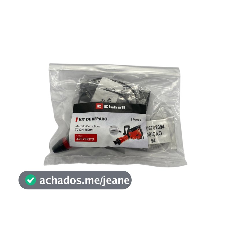 Kit de Reparo p/ TC-DH 1600/1 Einhell Martelo Demolidor 42579KIT3 (3 meses)