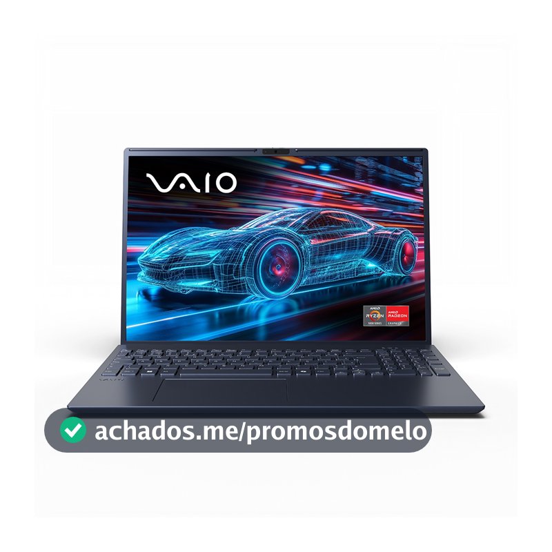 Notebook VAIO FE16 AMD Ryzen 5 - 5625U Linux 16GB RAM 512GB SSD 16" IPS WUXGA - Cinza Grafite fe 16
