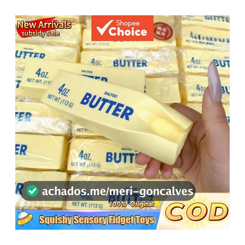 Brinquedo Mole Lento Subindo Alívio Do Estresse Manteiga Macio Squeeze Sensorial De Mesa Presente Para Crianças Adultos