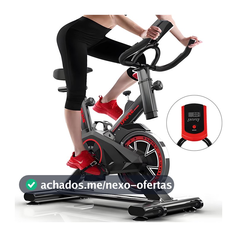 Bicicleta Bike Ergometrica Spinning Academia Fitness Profissional Spinning Roda 120kg -V3