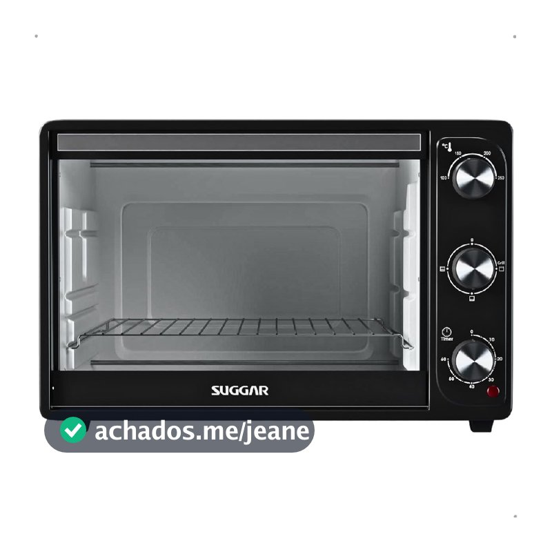 Forno De Bancada Elétrico  Forno FE42 42L Preto