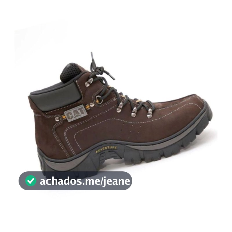 Bota no Modelo Cater-pillar Masculina Dia a Dia Puro Charme