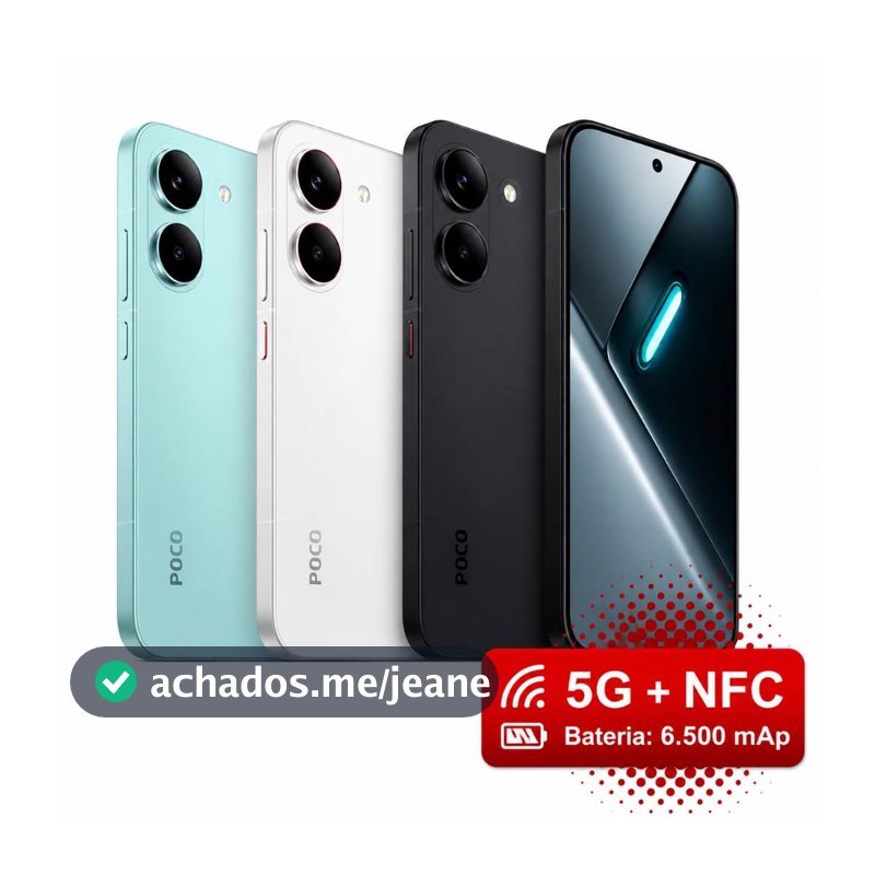 CELULAR XIAOMI POCO X8 E POCO X8 PRO 512GB / 256GB 5G - COM NFC Versão Global Original e Envio Imediato