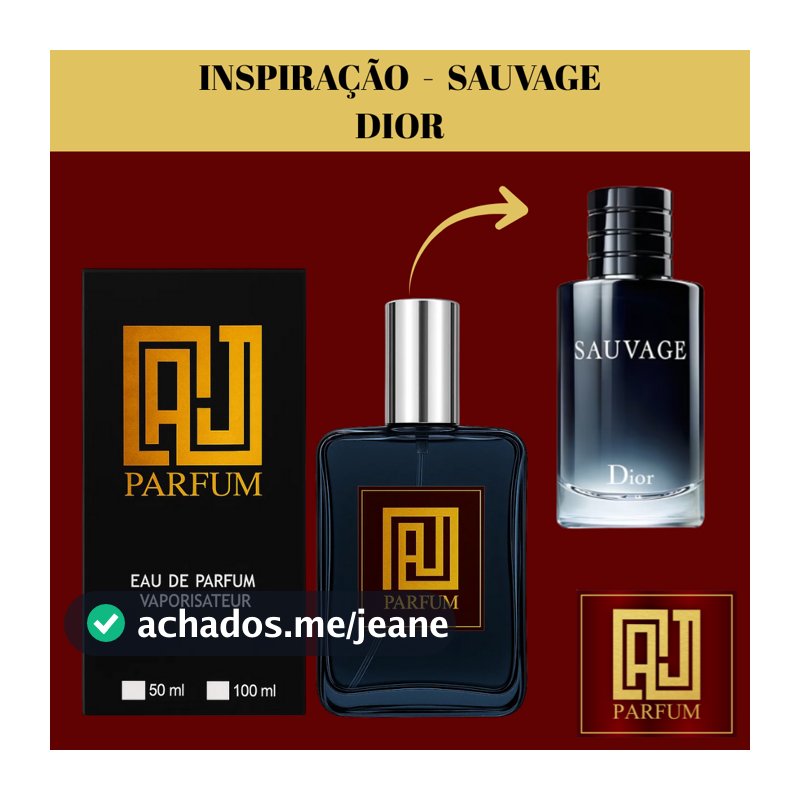 Perfume Premium - 100ml - Contratipo - Seuvagem - AJ PARFUM - Alta Fixação