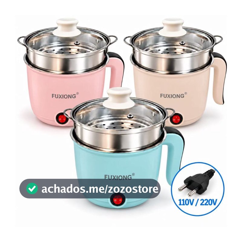 Panela Elétrica Multifuncional 1,8L 110V/220V Cozinha e Vapor
