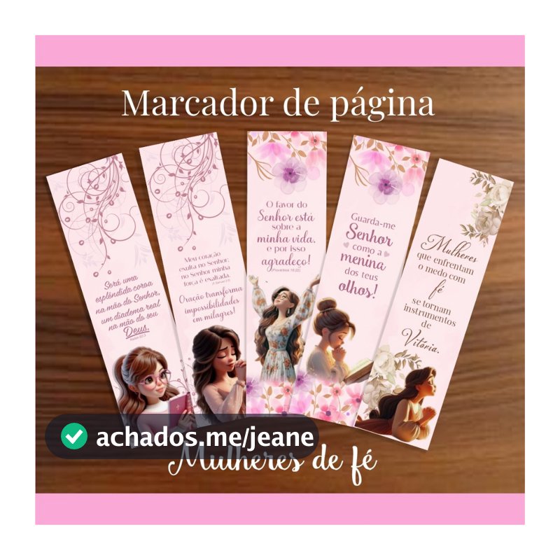 Marca-páginas Mulher Virtuosa - marcador de pagina - Lembrancinhas Evangélicas frases biblicas