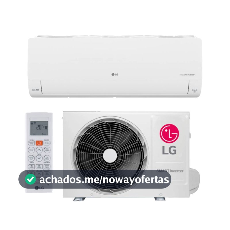 Ar Condicionado LG AI Smart Inverter Voice 12000 BTUs Frio