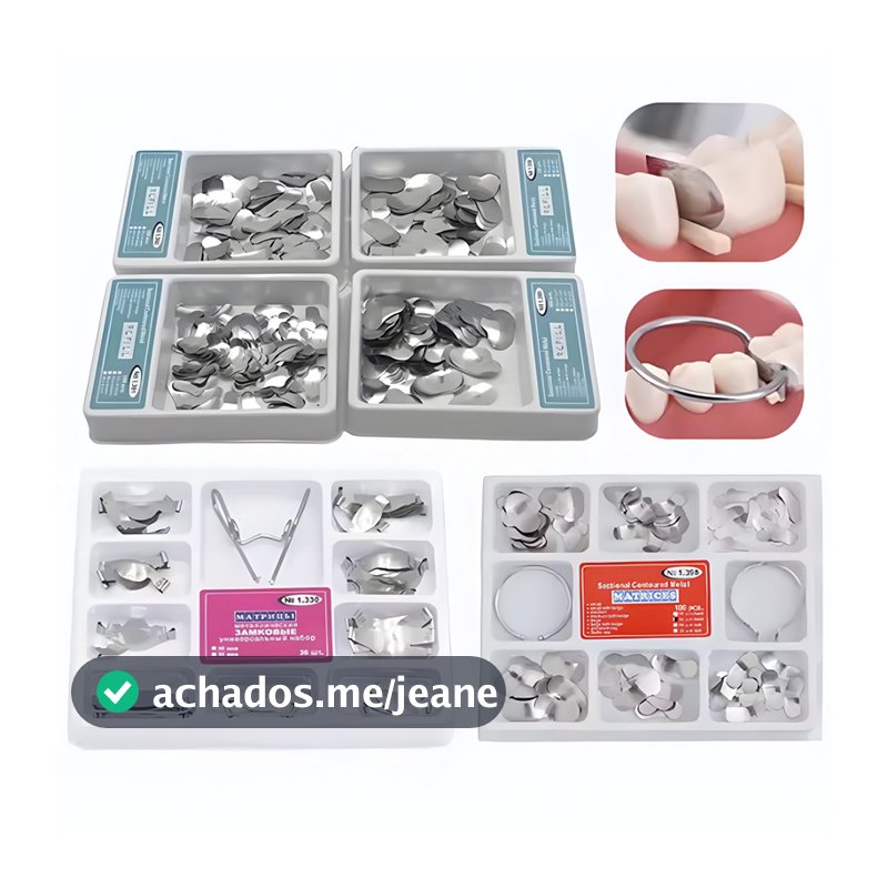 Kit De Banda De Matrizes Com Contornos Seccionais Matrix Materiais De Anéis De Metal
