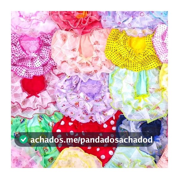 Kit 10 Calcinhas Bunda Rica Infantil Bebe