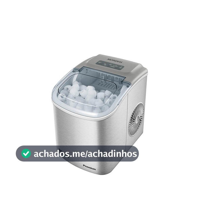 Máquina de Gelo Turbo Ice Premium Mondial MG-12-GI
