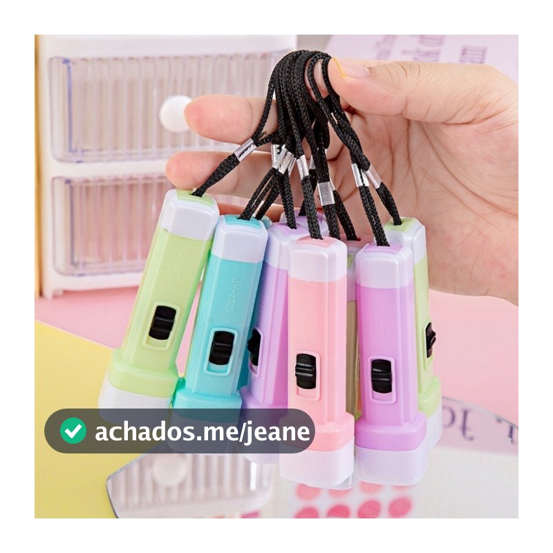 24 Mini LED Lanterna Colorida Candy Chaveiro para Lembrancinha brindes de Festa