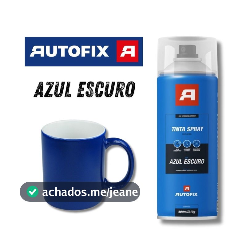 Tinta Spray Azul Escuro Uso Geral  400ml – Qualidade Alta