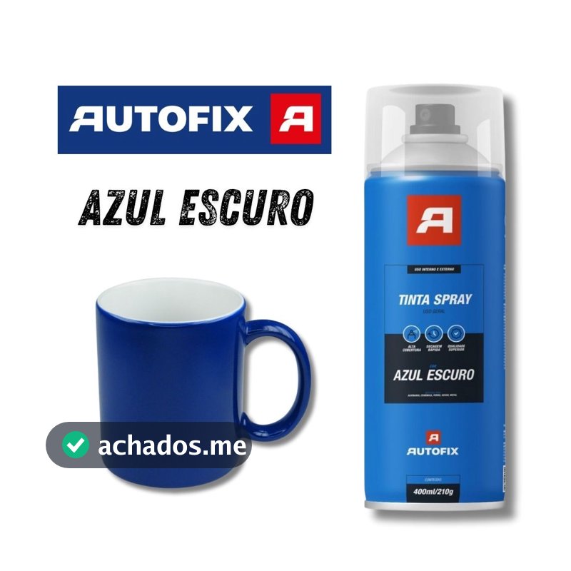 Tinta Spray Azul Escuro Uso Geral  400ml – Qualidade Alta