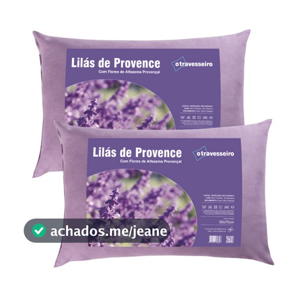 Travesseiro Antialergico com Aromaterapia Lavanda 50x70 Toque Aveludado Ajuda na Insônia e Ansiedade