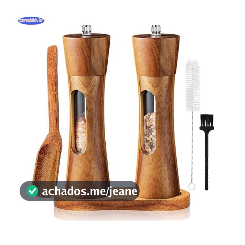 Moinho De Pimenta Sal E Manual Especiarias Com Moedor Cerâmico Ajustável Para De Piment