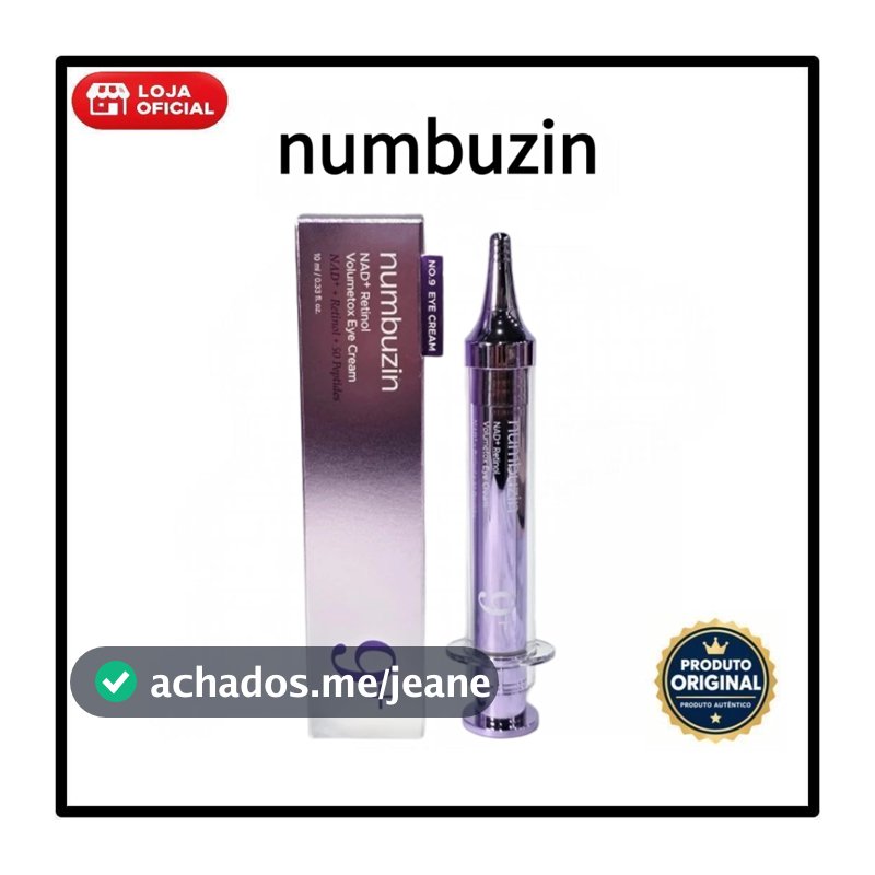 NUMBUZIN No . 9 NAD + Retinol Volumetox Creme Para Olhos 10ml